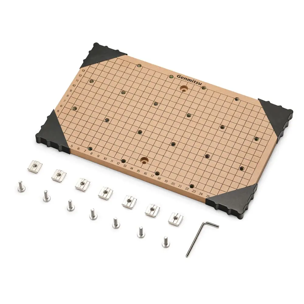 Genmitsu CNC MDF Grid Spoilboard for 3018 3018-PRO 3018-PROVer Mach3 CNC Router 300x180x12mm M6 Holes Screws Nuts Included