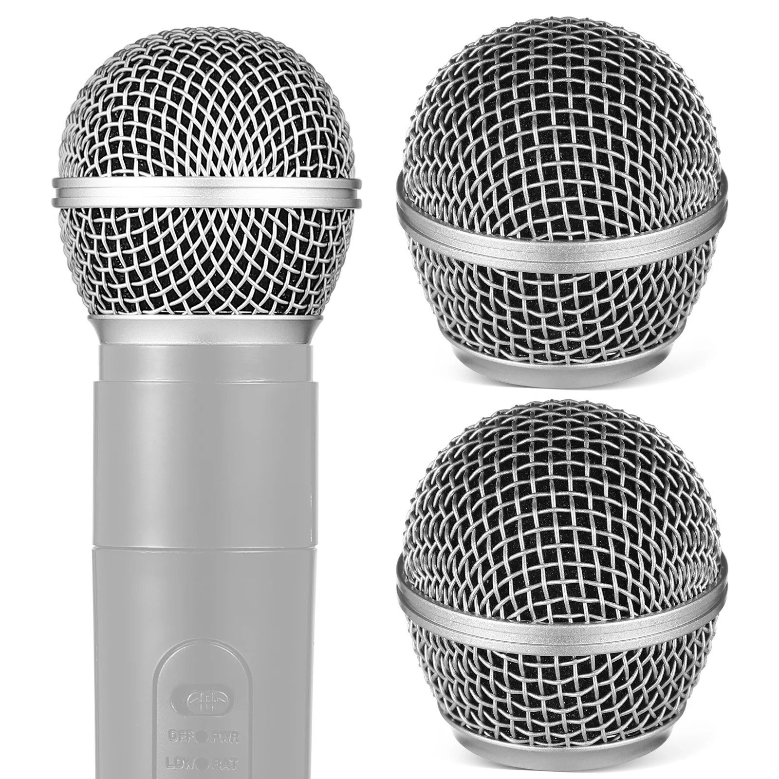

Professional Metal Mesh Cover Grill Microphone Ball Head Grille Replacement Work