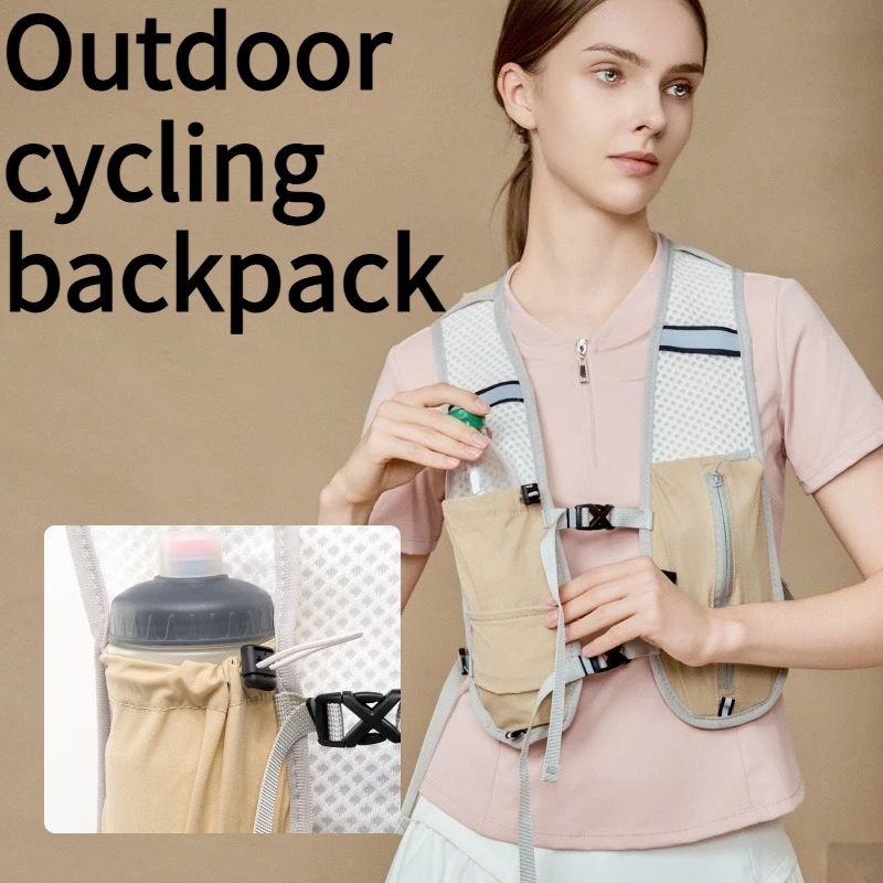 

Outdoor Multi-purpose Running Water Bag Camping Cycling Waterproof Backpack with Air Cushion and Shoulder Strap