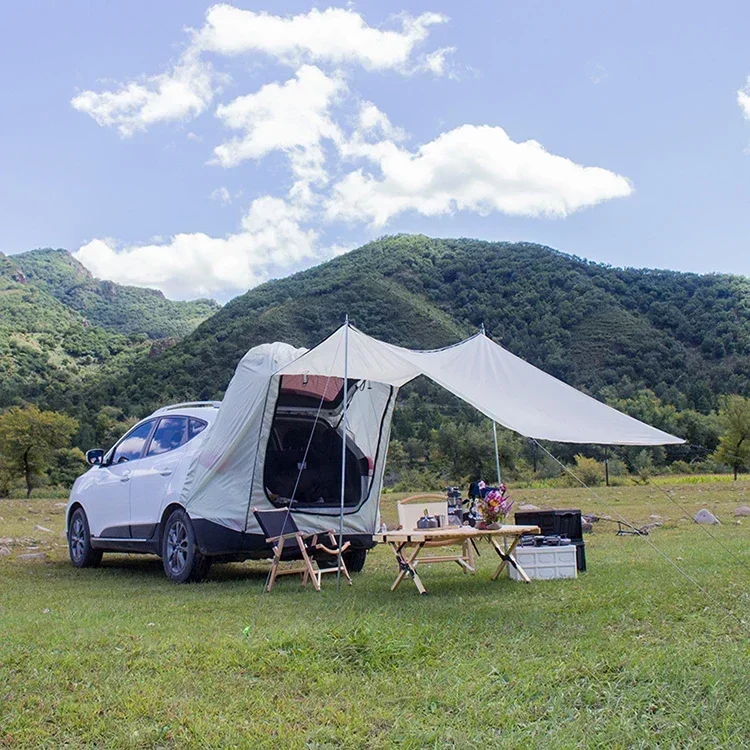 Outdoor Suitable for Truck Awning Cover Awning Custom Car Rear Camping Tent Wall Mounted Energy Saving Easy to Clean