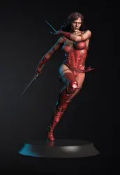 1/24 75mm 1/18 100mm Resin Model Sexy Girl Warrior Figure Unpainted Unassembled RW-277