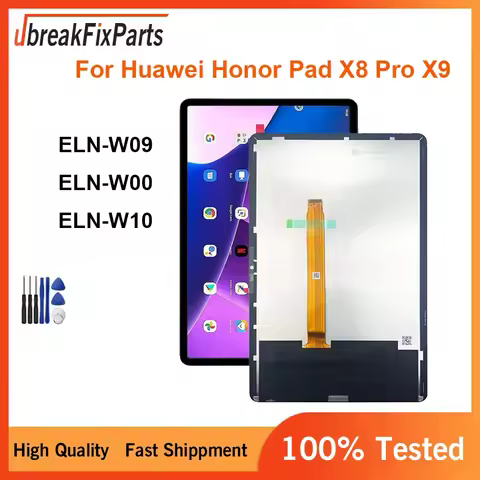 11.5" Tablet LCD For Huawei Honor Pad X8 Pro X9 ELN-W09 ELN-W00 ELN-W10 LCD Display Touch Screen Digitizer Glass Assembly