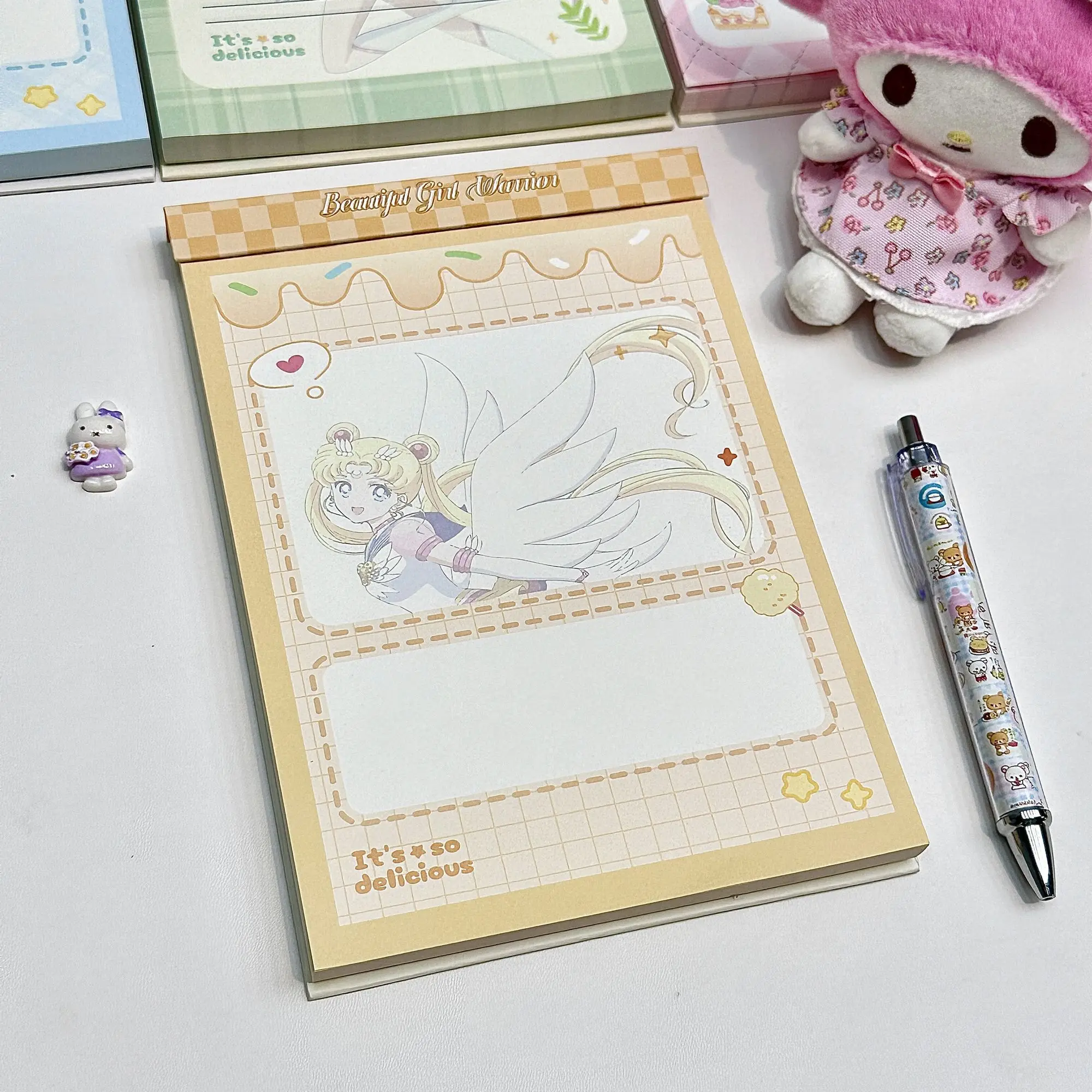 Sailor Moon Cute Memo Pad Student Diary Notebook Daily Record Notebook Cute Graffiti Notebook Girls' Gifts - view 6