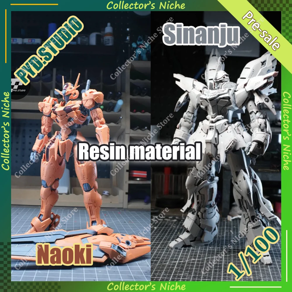 

PYD.STUDIO MG 1/100 Master Hall Series Fm Naoki.ver Sinanju Gk Assembly Model Kit Action Figure Resin Material Decoration