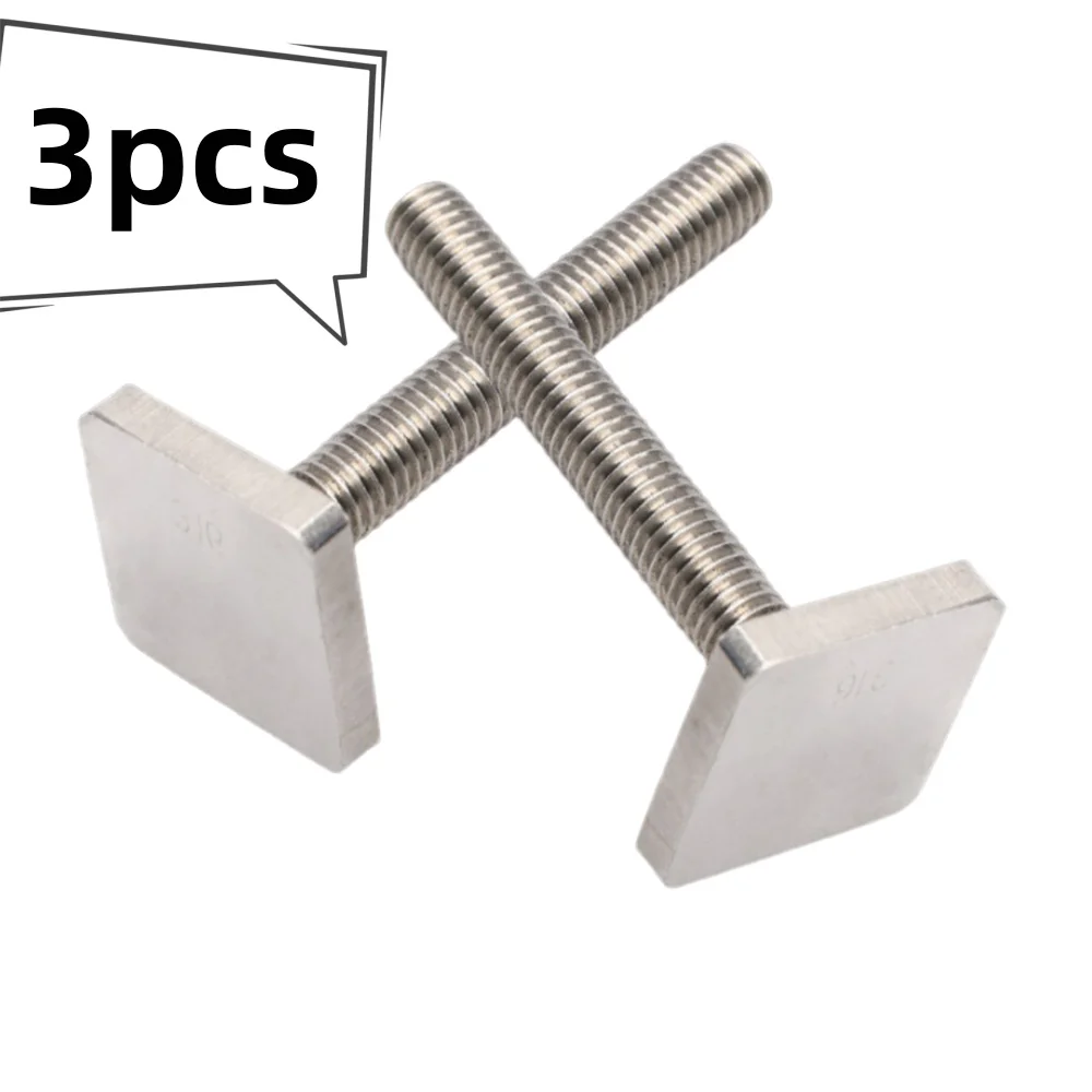 

3PCS T-Bolts Fit For Thule Free Ride 532 T Track Roof Mount Cycle Carrier Screws Studs Bolt 20X20mm*M6*35mm Auto Accessories