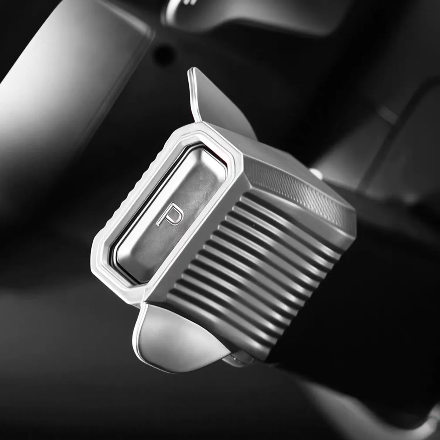 ABS Auto-Lenkrad Schaltknauf-Abdeckung Dekor 1 Stück für Hyundai Santa Fe/ Tucson / Kona / Sonata 2024 2025 2026 – Detail 7