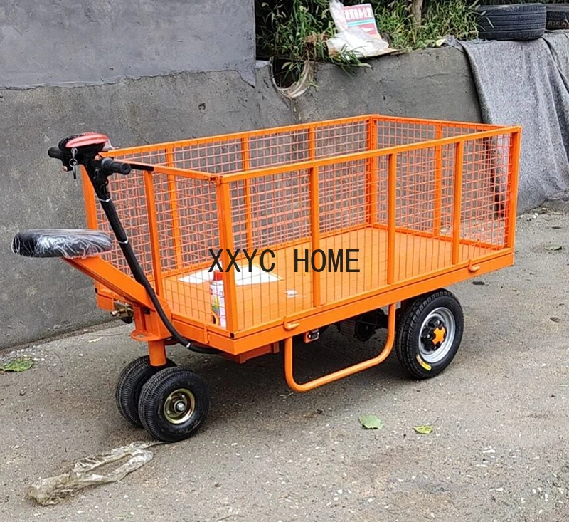 Electric Car Reverse Riding Flat Plate Handling Transportation Customized Guardrail Warehouse