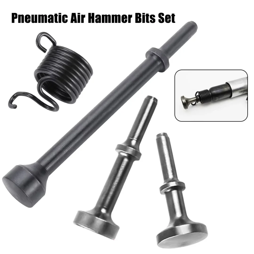 4 Pcs/lot Air Hammer Bits Set Pneumatic Air Hammer Pneumatic Chisel Bits Tool Applicable Shovel Cutting Excavation Accessories