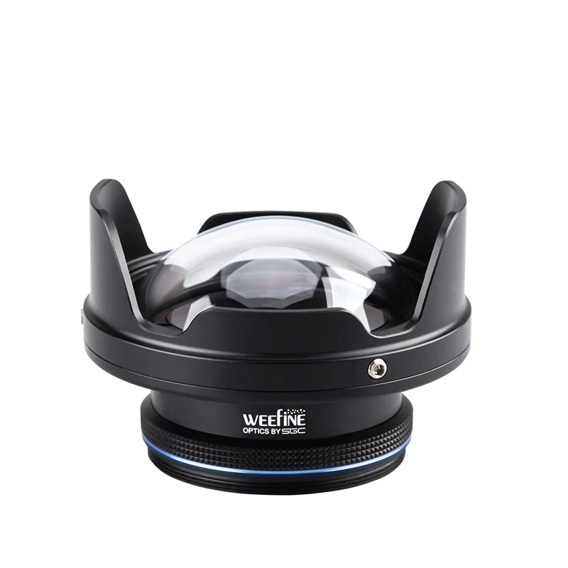 Weefine WFL07 Scuba Diving Waterproof Fisheye Wide Angle Lens M52 24mm for Cell Smart Phone Housing Underwater Photography