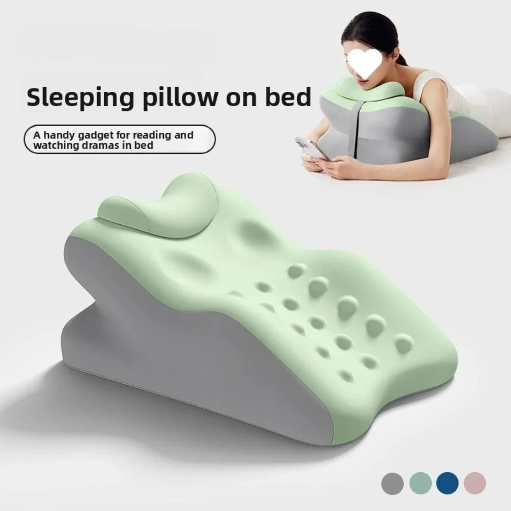 

Prone Position Pillow for Stomach Sleeping Reading Lying Down Multi Functional Supportive Comfortable Bed Rest Accessory