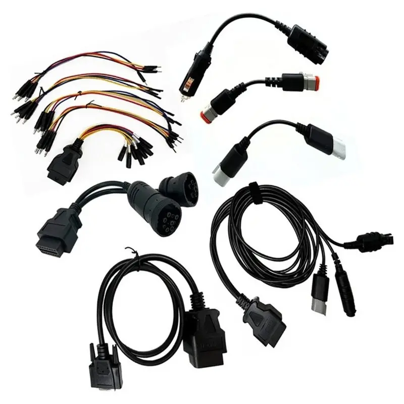 DT42-V7.62 V8.7 6 For Heavy-Duty For Heavy-Duty Diagnostic Tool Data Link Adapter Obd2 Cable Truck Diagnose Scanner Tools Obd