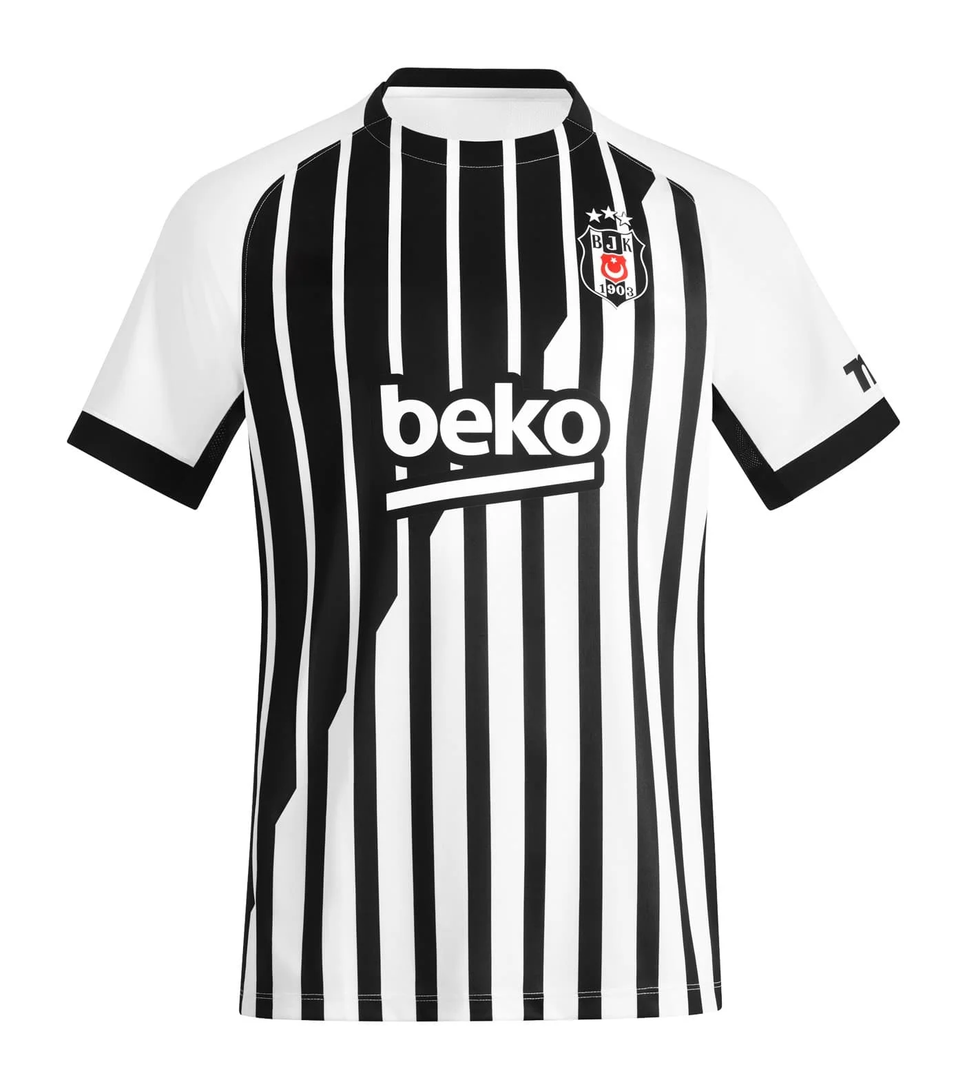 Image of 2026-2027 Besiktas Fußballtrikot Kurzarm Türkische Superliga Fußballtrikot Herren Fan-Sportuniform Familien-Set