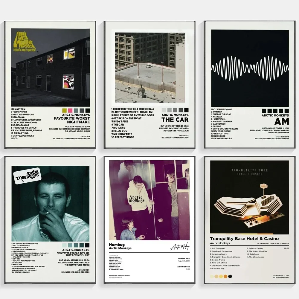 Arctic Monkeys Favourite Nightmare The Car Music Album Cover Poster Prints Wall Art Canvas Painting Picture Gift Room Home Decor