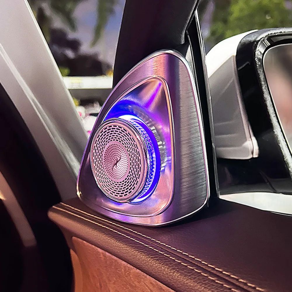 7/64 لون 64 ألوان 4D مكبر الصوت الدوار المتكلم الضوء المحيط لمرسيدس بنز W205 W206 X253 W222 C/E/GLC/S-Class 2015-201 #3