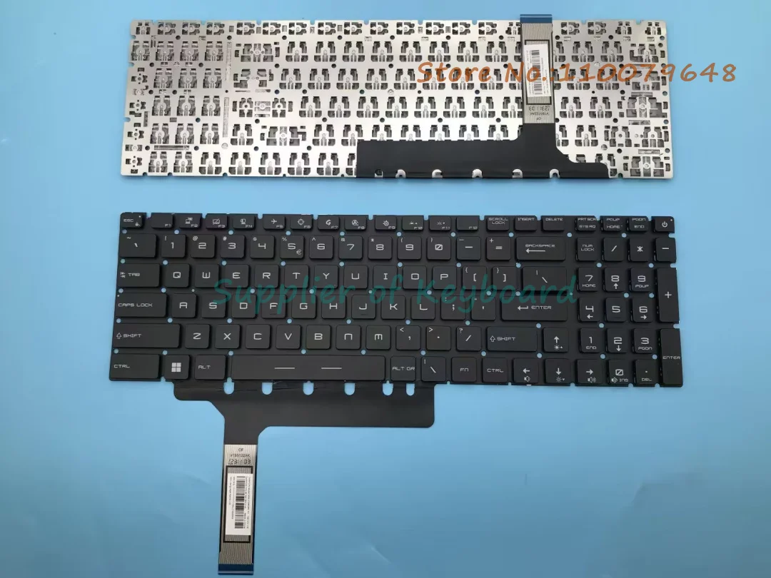 Imagem -02 - Teclado Inglês para Msi Gp76 Leopard 11ue 11ug Vector Gp76 12ue 12uh por Tecla Teclado Rgb Novo