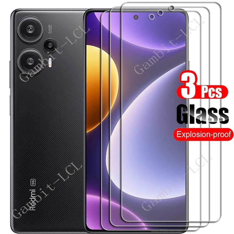 1-3PCS Tempered Glass For Xiaomi Poco F5 6.67