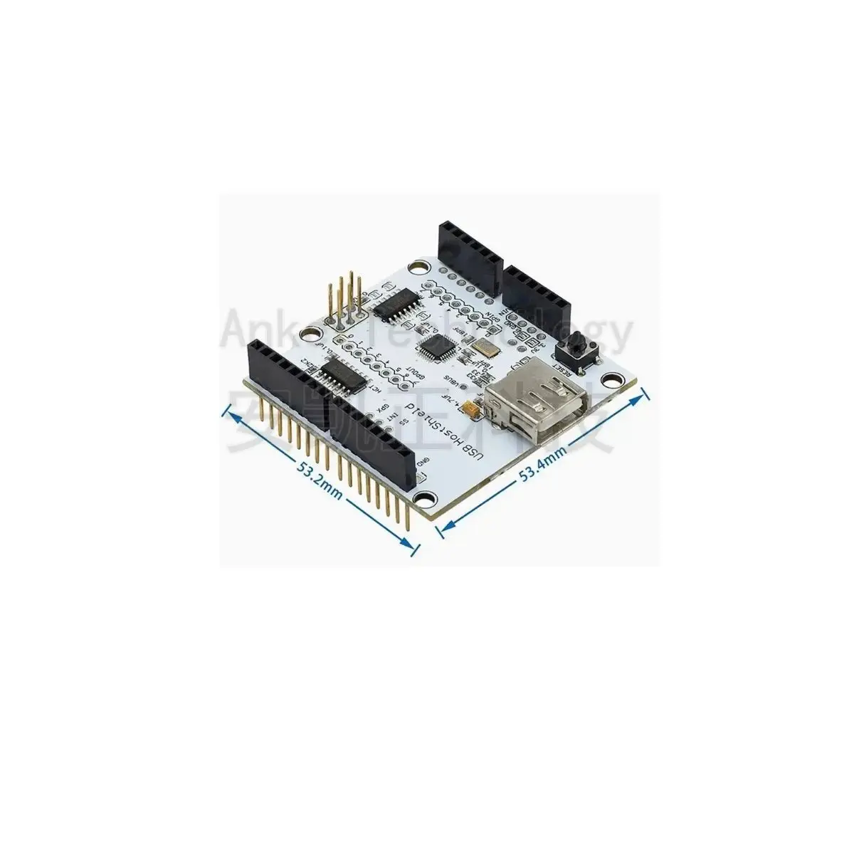 The USB Host Shield 2.0 development board is compatible with Google MEGA ADK UNO arduino