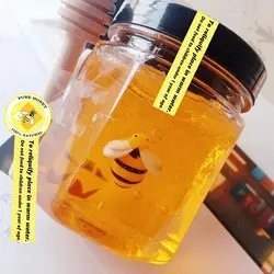 Tamper Proof Pure Honey Stickers 1x3.5inch Tamper Evident Seals Labels Honey Label Stickers for Honey Jars Bottle Labels 500Pcs