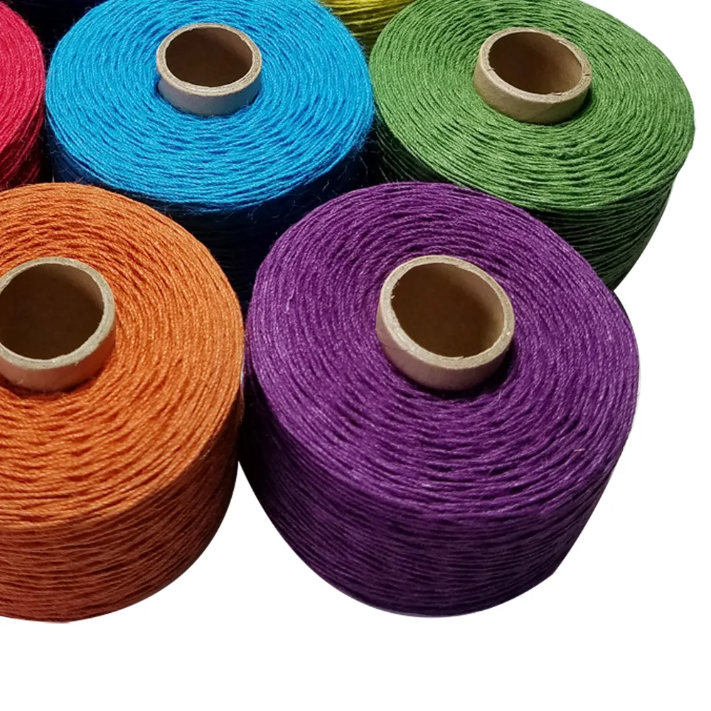 

Colorful 100% Ramie Yarn Threads 200m Roll 9ply Twine Cords for Sewing Knitting Embroidery Crochet DIY Craft