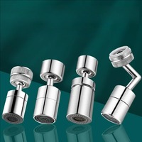 stainless steel 720°Rotation Faucet extender Universal Splash-proof Saving Faucet Sprayer Head Bathroom kitchen Extender Adapter