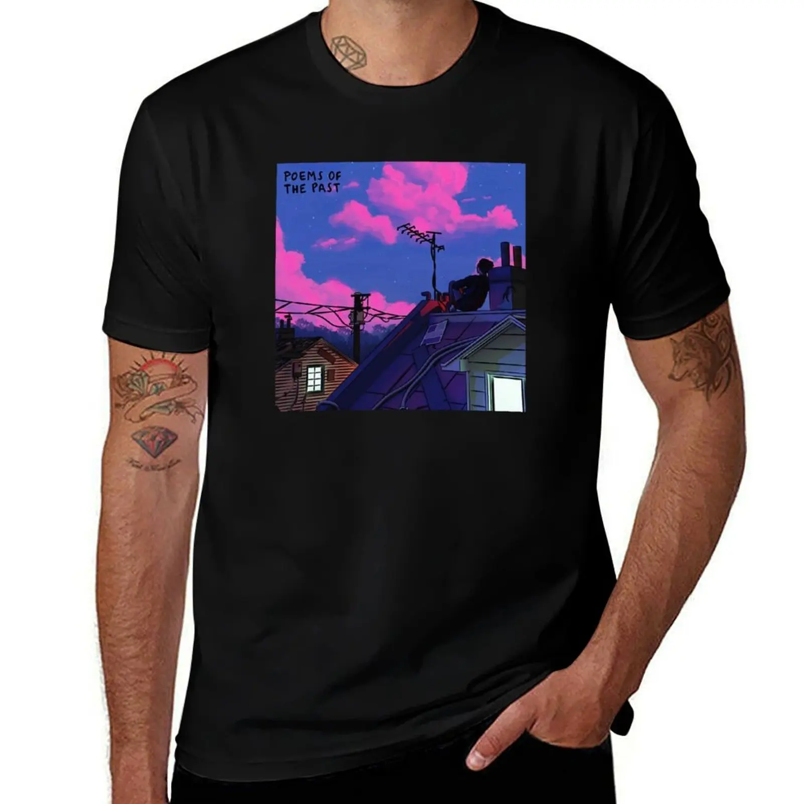 T-shirt Poèmes du passé, T-shirt de sport pour activités de plein air