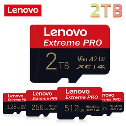 Original Lenovo 1TB 2TB Micro TF SD Card High Speed A2 V60 Memory Card 128G 256GB 512GB For Nintendo Switch Ps4 Ps5 Game SD Card