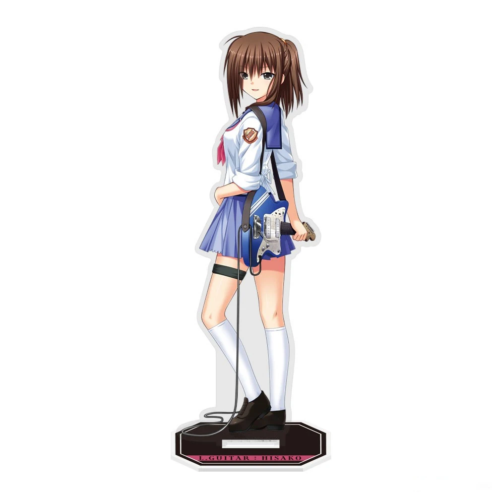 Loen Anime Peripheral Store Angel Beats! Sekine Irie Hisako Iwasawa Kanade Yuri AcrylicStand Desktop Decor Fans Gifts About 15cm