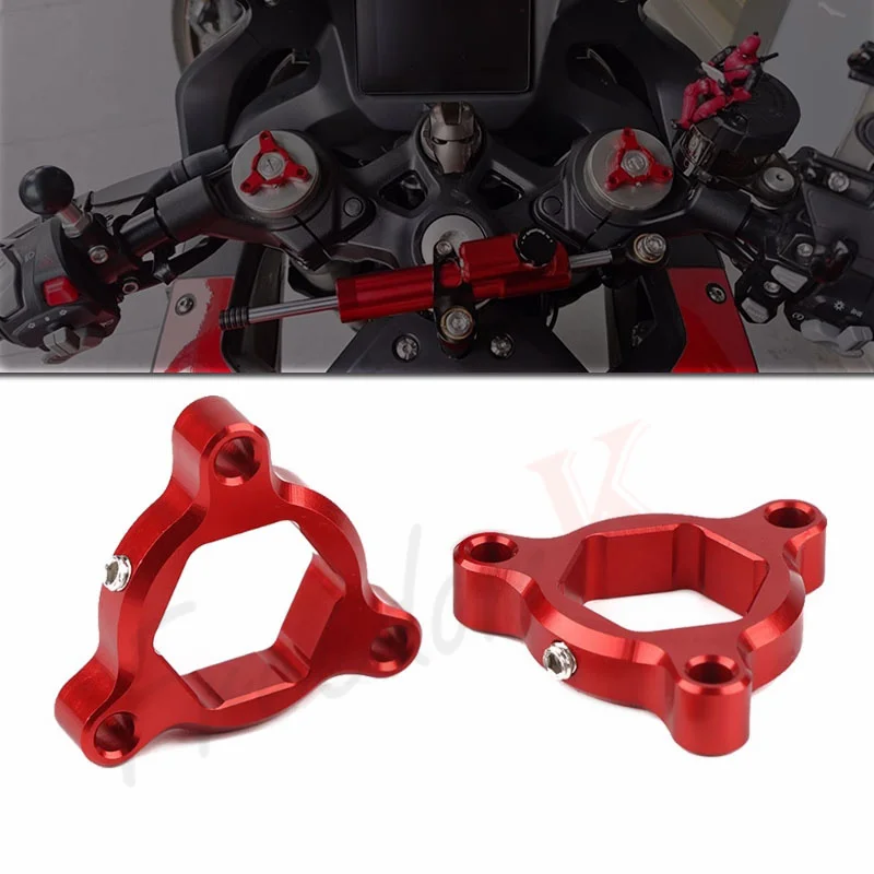 Fit For DUCATI MONSTER 696 1198S 999S 999R 749S 749R MTS1100S Motorcycle 17mm CNC Aluminum Suspension Fork Preload Adjusters 