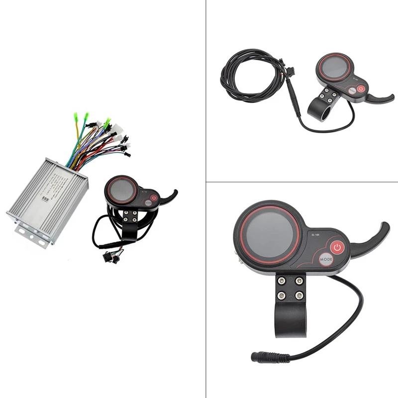 

Electric Scooter Motor Controller Intelligent Brushless Motor Controller + Instrument Display For 10 Inch Scooter 250W/350W Gene