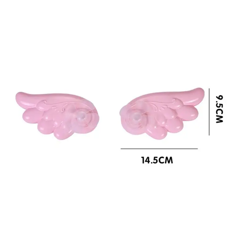 

Night Safety Helmet Accessories Angel and Devil Wing Stickers Removable Glowing Style
