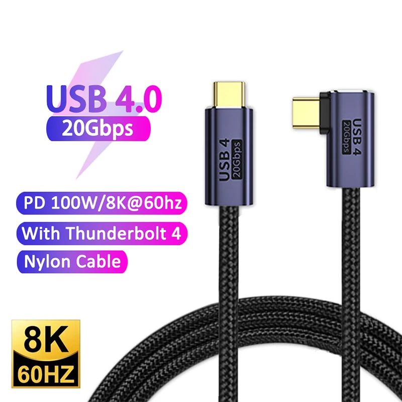 

USB 3. 0 20 Гбит/с 3 USB C до C кабель PD 4,0 Вт 5A schelle Lade USB Тип C zu C кабель 8K @ 60 Гц кабель для Macbook Pro 100. 5/2/3m
