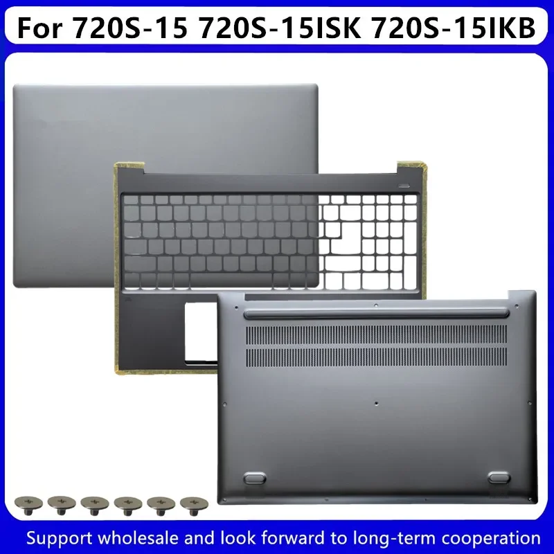 New For Lenovo Ideapad 720S-15 720S-15ISK 720S-15IKB LCD Back Cover/Upper Case Palmrest Cover /Bottom Base Case Cover