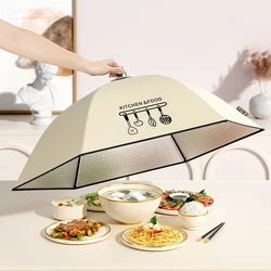 Foldable Storage Dust Cover Kitchen Storage Food Cover Home Accessories Aluminum Foil Insulation Meal Cover Kitchen Supplies