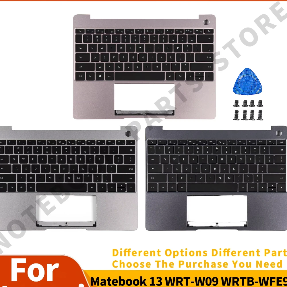 New Keyboard For Matebook 13 WRT-W09 WRT-W29L WRT-W19L WRTB-WFE9L WRTB-WAH9L WRTB-WFH9L Part Palmrest With Backlit English