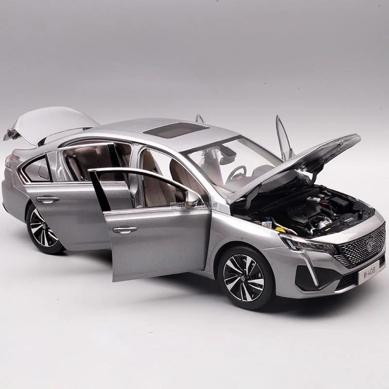 1:18 Peugeot 408 Coupe Alloy Car Model Diecast Metal Toy Vehicles Car Model High Simulation Collection Childrens Gift Decoration