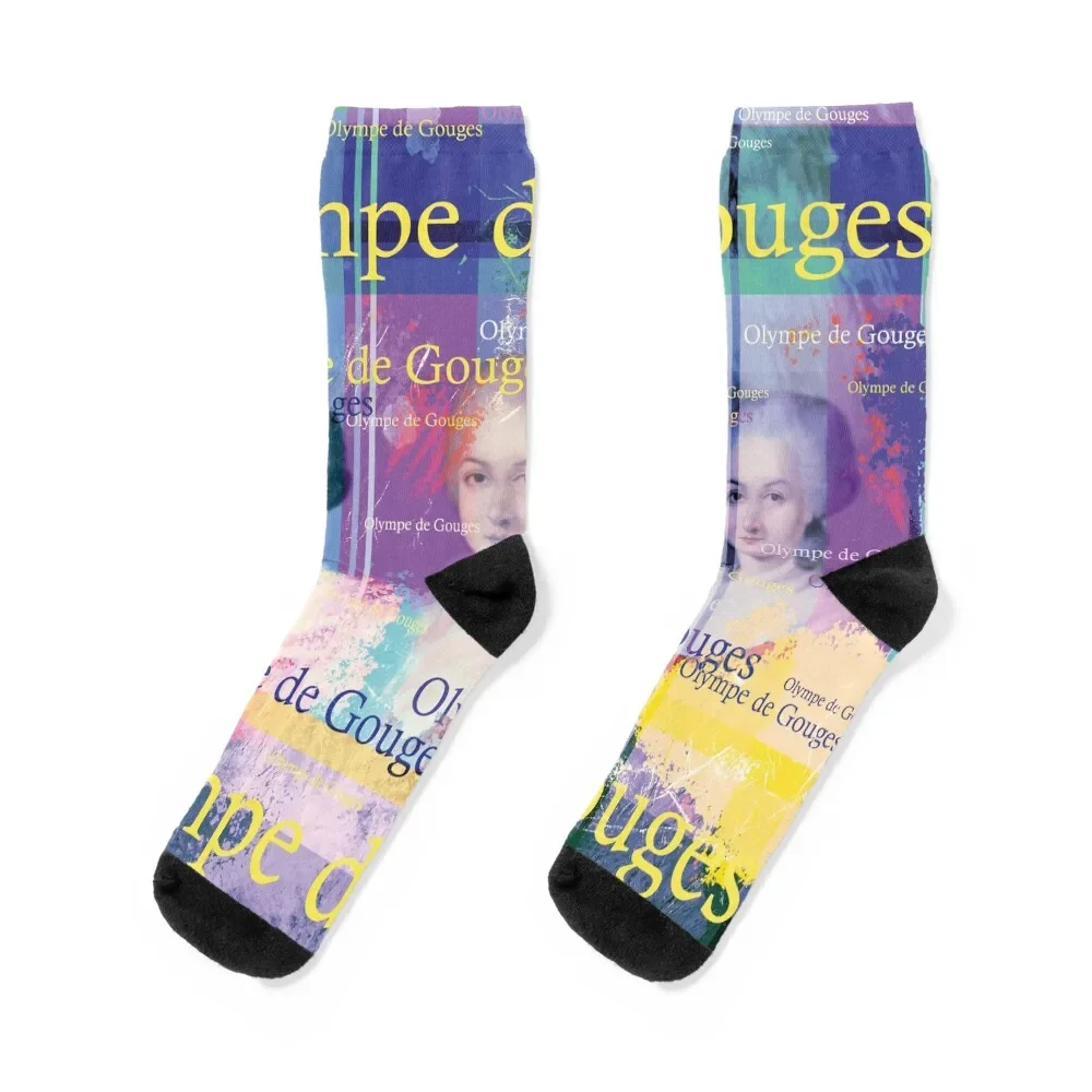 جوارب أوليمبي دي جوجز بورتريه للرجال والأطفال جوارب رياضية على الأرض جوارب رجالية فاخرة للنساء