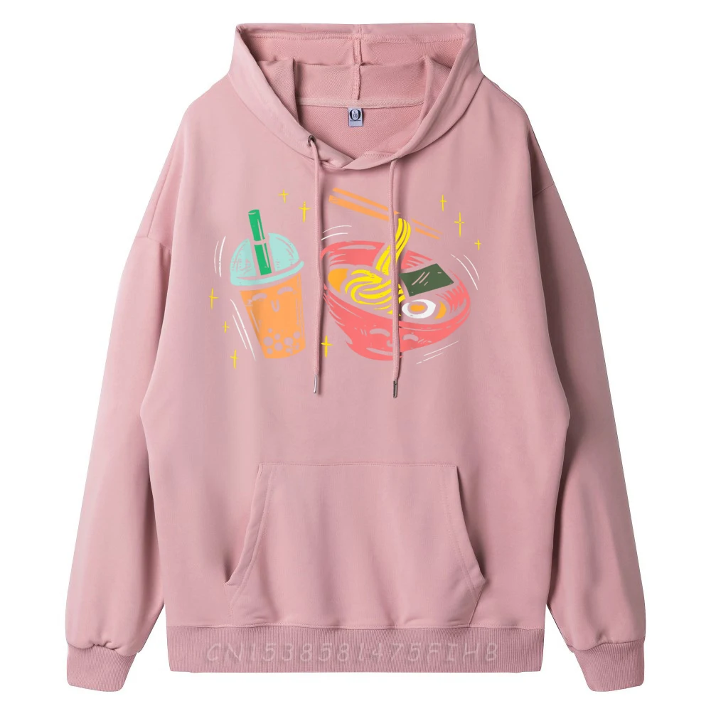 Ramen Bubble Boba Milk Tea Japanese Noodle Free Shippping Items Lowest Prices New Hoodies High Quality Men's Sweater Geek