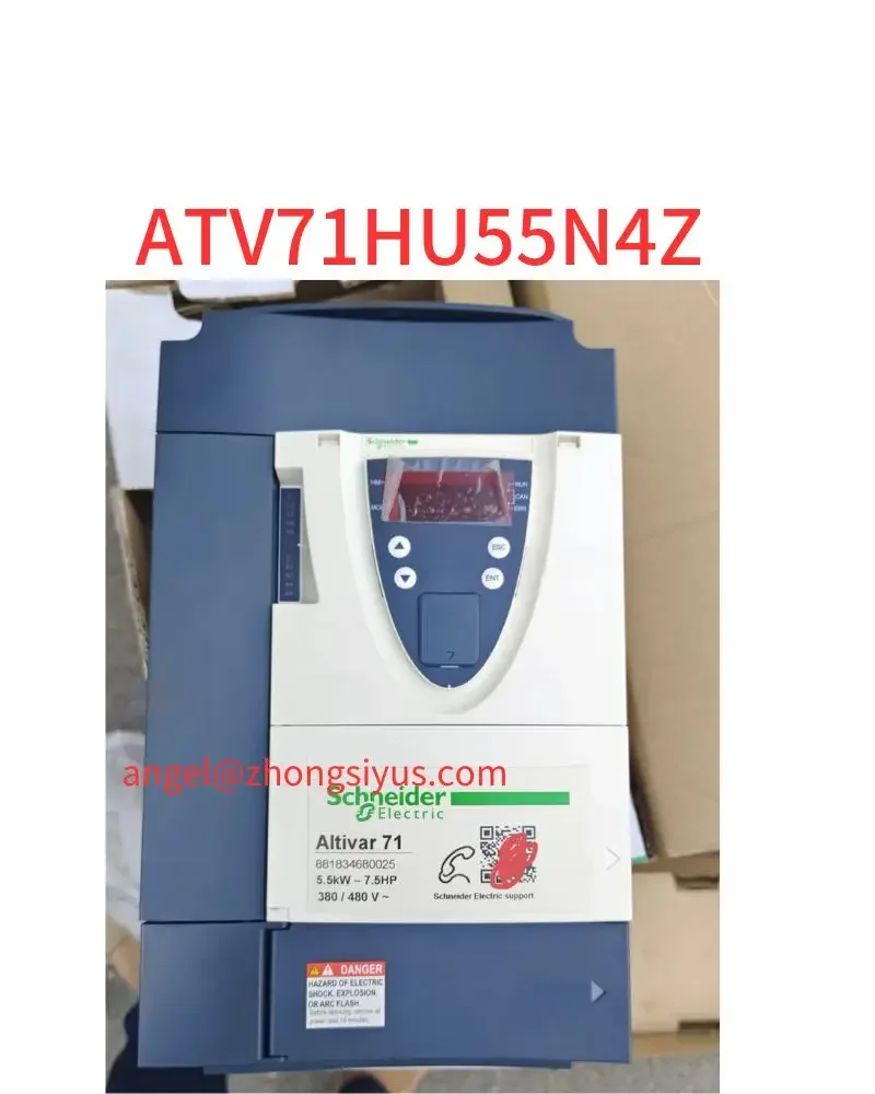 

New frequency converter ATV71HU55N4Z 5.5 kwFunctional testing is fine