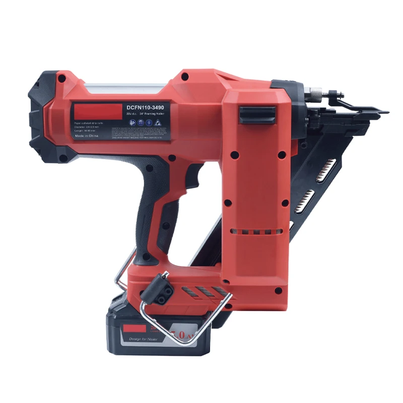 Leihuan dcfn3490 slash gun with pure electric lithium battery suitable for wood board mounting