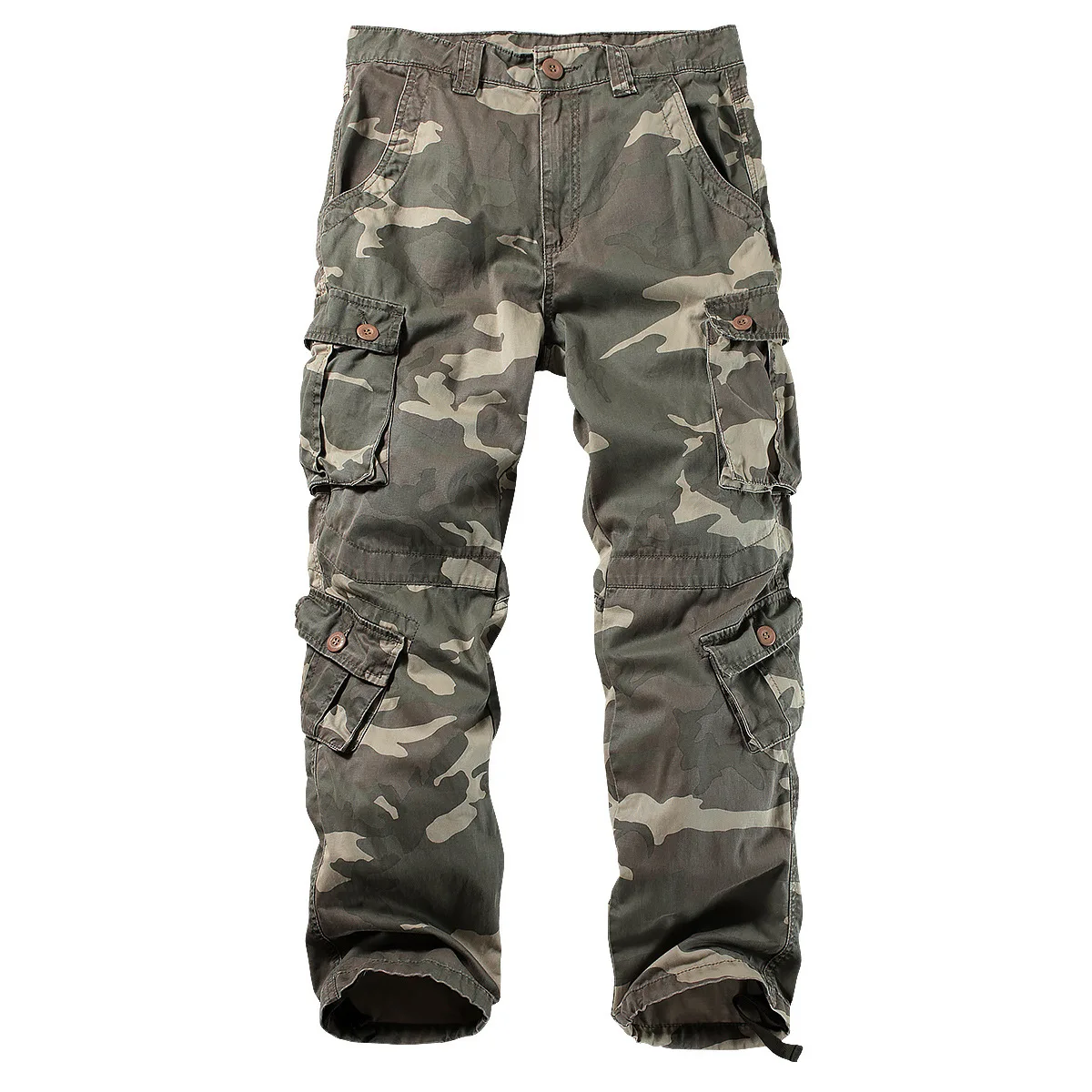 8 Taschen Rot Schwarz Cargo Hosen Männer Baumwolle Hosen Baggy Camouflage Taktische Hosen Männer Casual Große Größe 38 44 Overalls