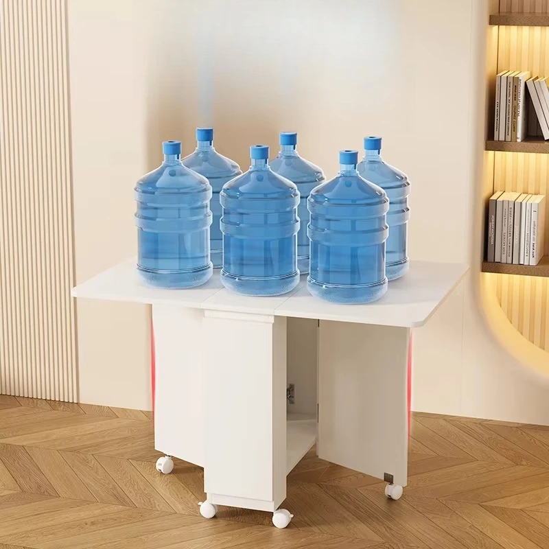 Moderner klappbarer Esstisch im erweiterbaren Design-Panel-Stil für den Wohnraum