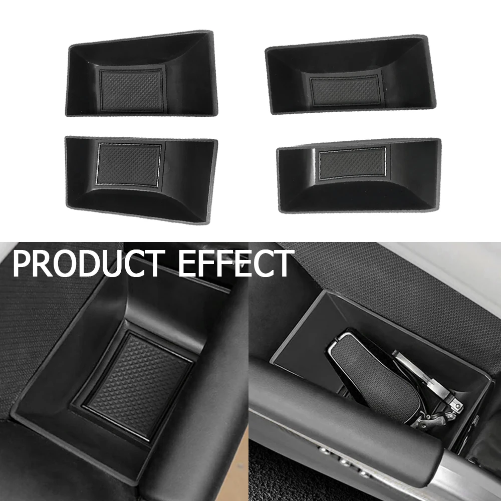 

2Pcs Car Door Side Storage Box Front/Rear Door Handle Armrest Tray Organizer for BYD Atto 3 Yuan Plus 2022 2023 Accessories