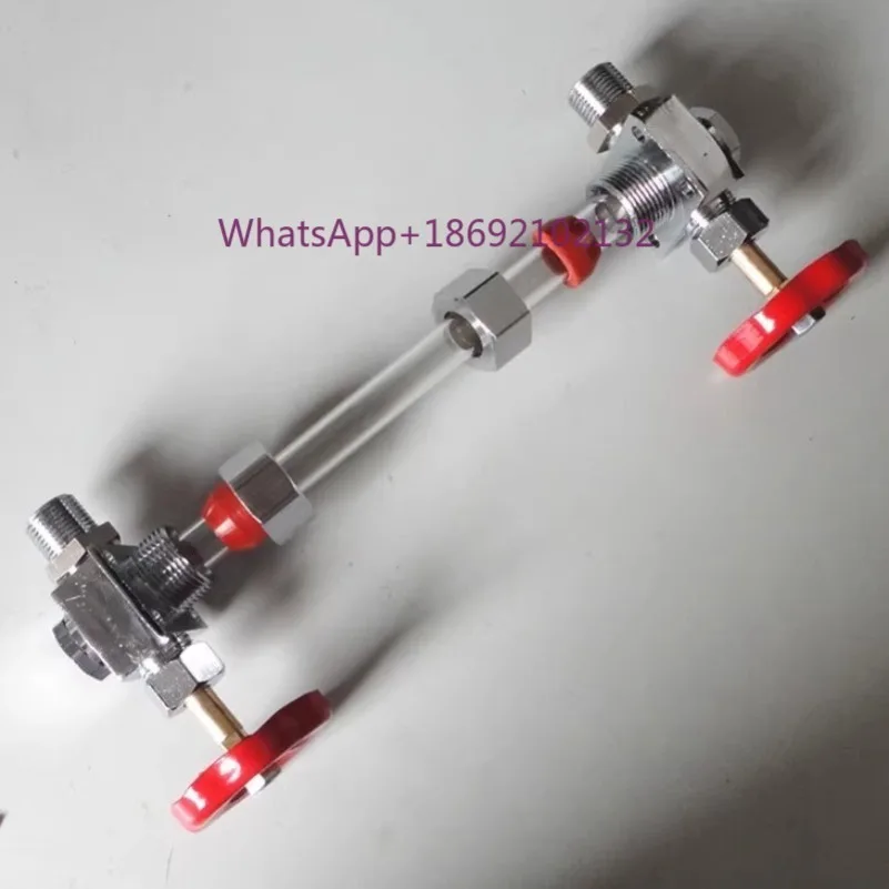 Cork Water Level Gauge 3 Branch Glass Tube Elbow Steam Generator Boiler Water Level Elbow Water Steam Tube Tube Steaming
