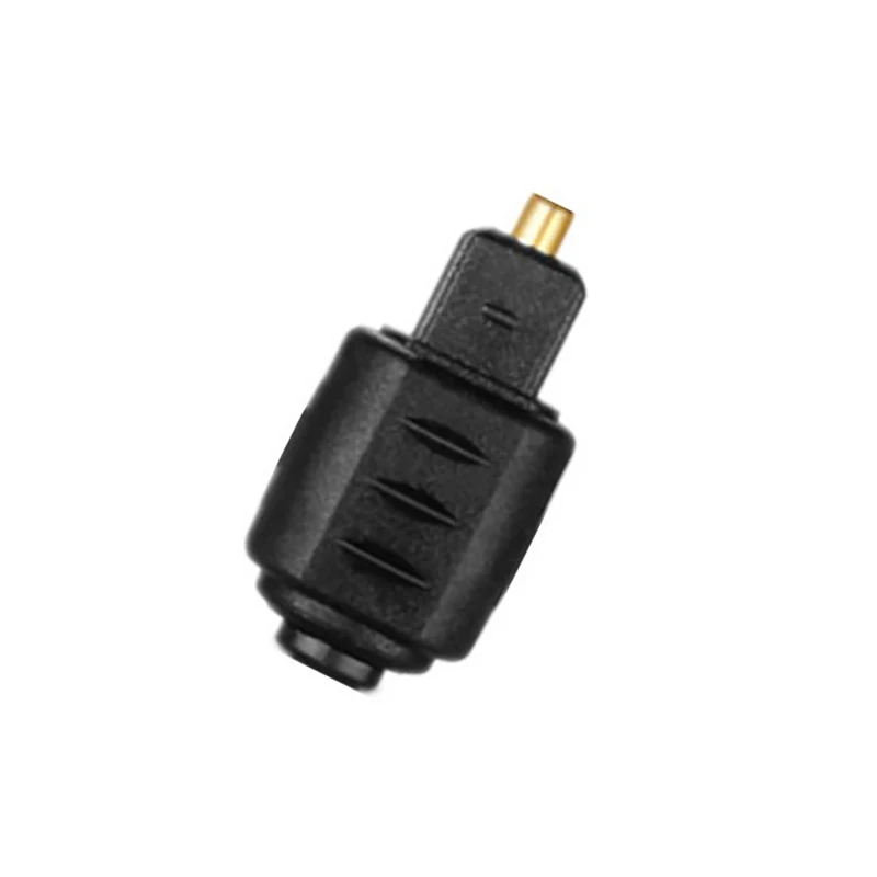 Mini Optical O Adapter 3.5mm Female Jack To Digital Square Optical Audio Cable Male Plug For Amplifier Optical Audio Cable