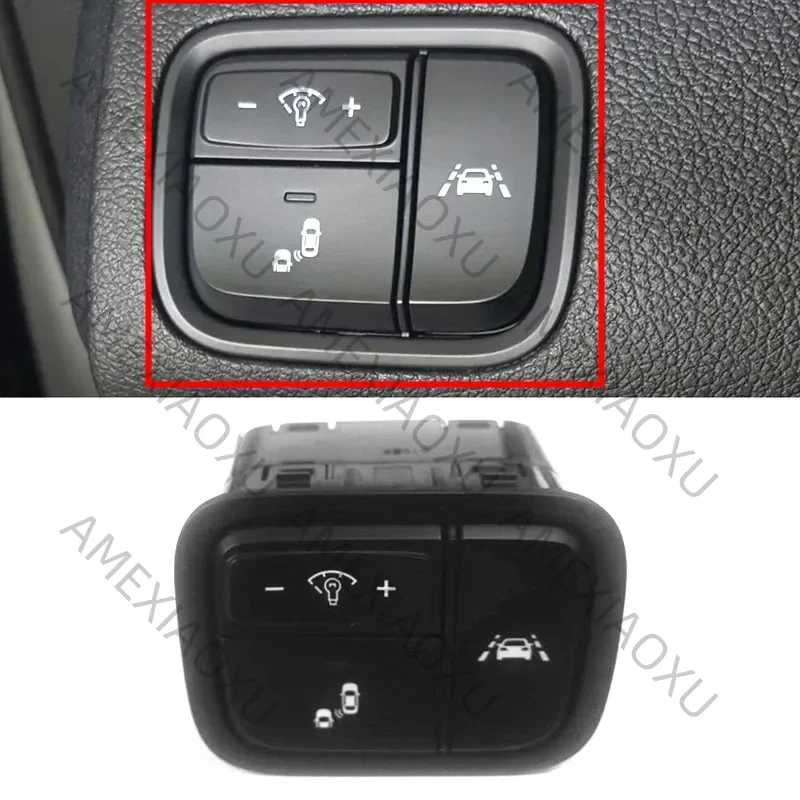 1PC OEM：93700D4100WK For KIA 2016 + Optima K5 Side Crash Pad Switch Assy  Instrument Brightness Button Radar Assisted Anti-slip