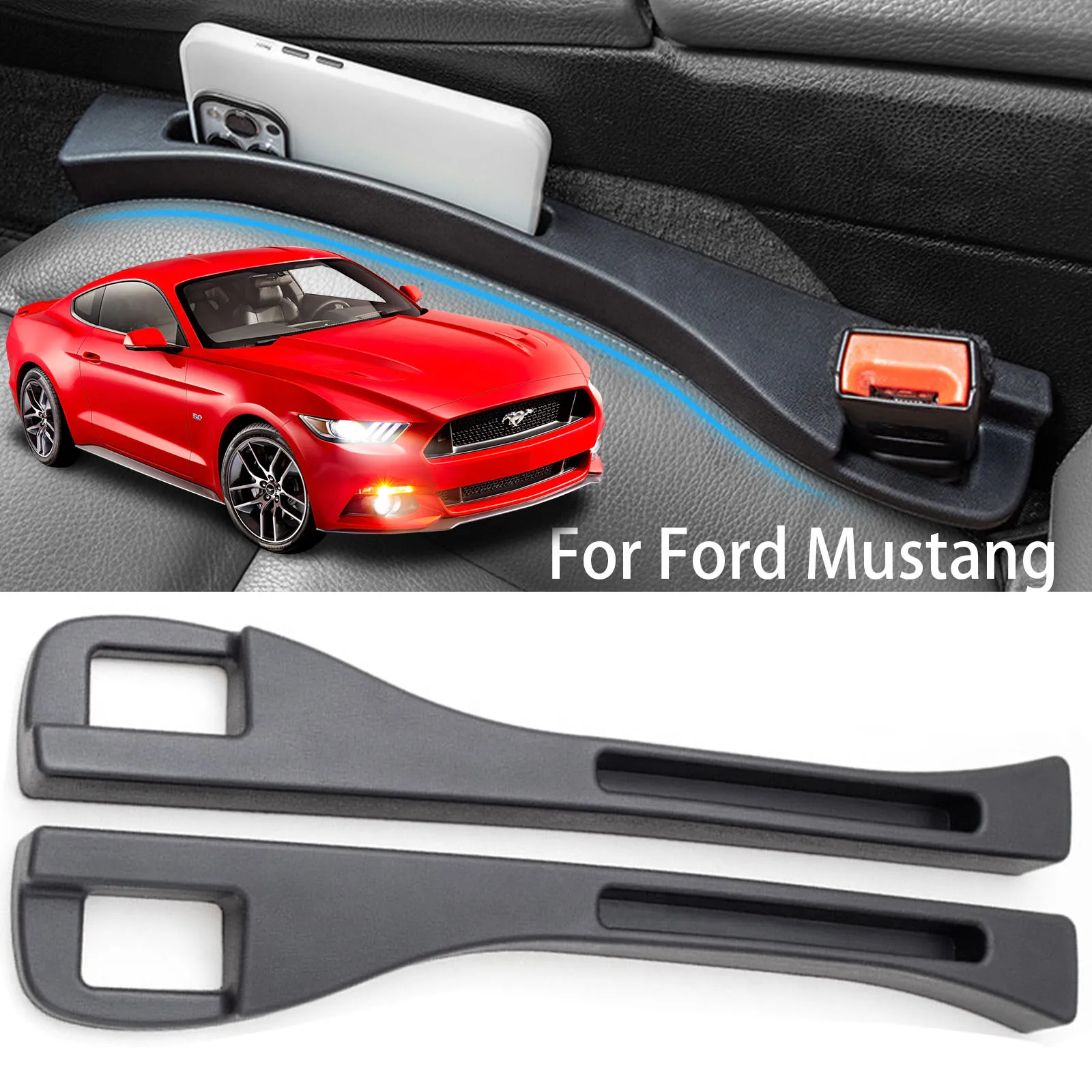 Tira de enchimento do plugue da costura lateral macia do enchimento da lacuna do assento de carro para ford mustang sn95 s197 s550 s650 shelby gt500 gt Mach-E acessórios