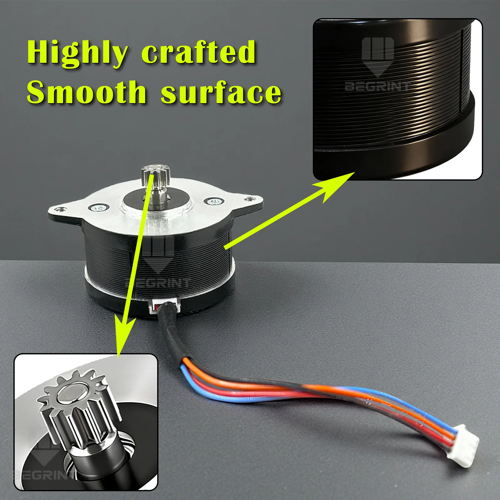 K1 エクストルーダー ステッピング モーター 12 歯ギア付き Creality K1、K1C、K1 Max、Ender 3 V3、Ender 3 V3 Plus 3D プリンター アクセサリー用