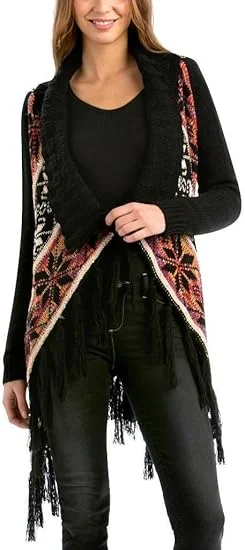 

Heavy Embellied Long Sve Sequin Women's Open Cardigan Street Sle Mid-Length Print Knitted Sweater XL Size