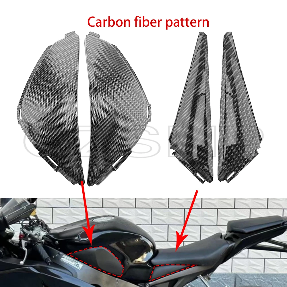 

fit For HONDA CBR1000RR CBR 1000 RR 2008 - 2011 Carbon fiber pattern Motorcycle Fuel Gas Tank Side Cover Panel Fairing