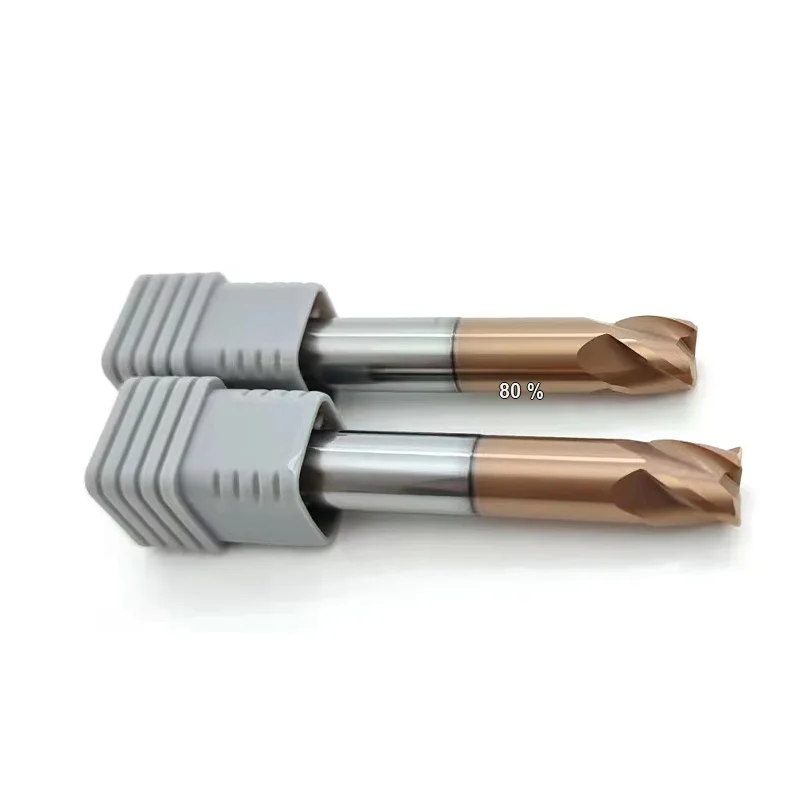 Fresa de topo de carboneto hrc70, tipo estendido, 4 flautas, fresas planas, revestimento de liga, ferramenta de corte de aço de tungstênio, fresas de usinagem cnc